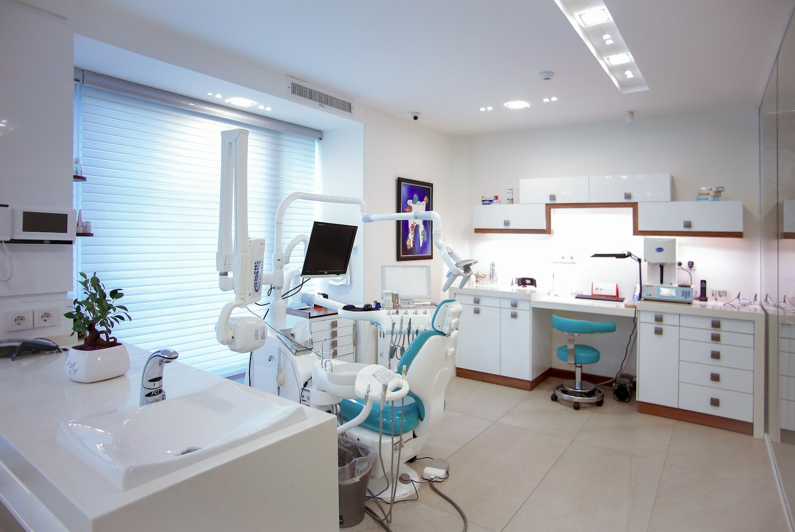 Photograph of a professional clinic interior